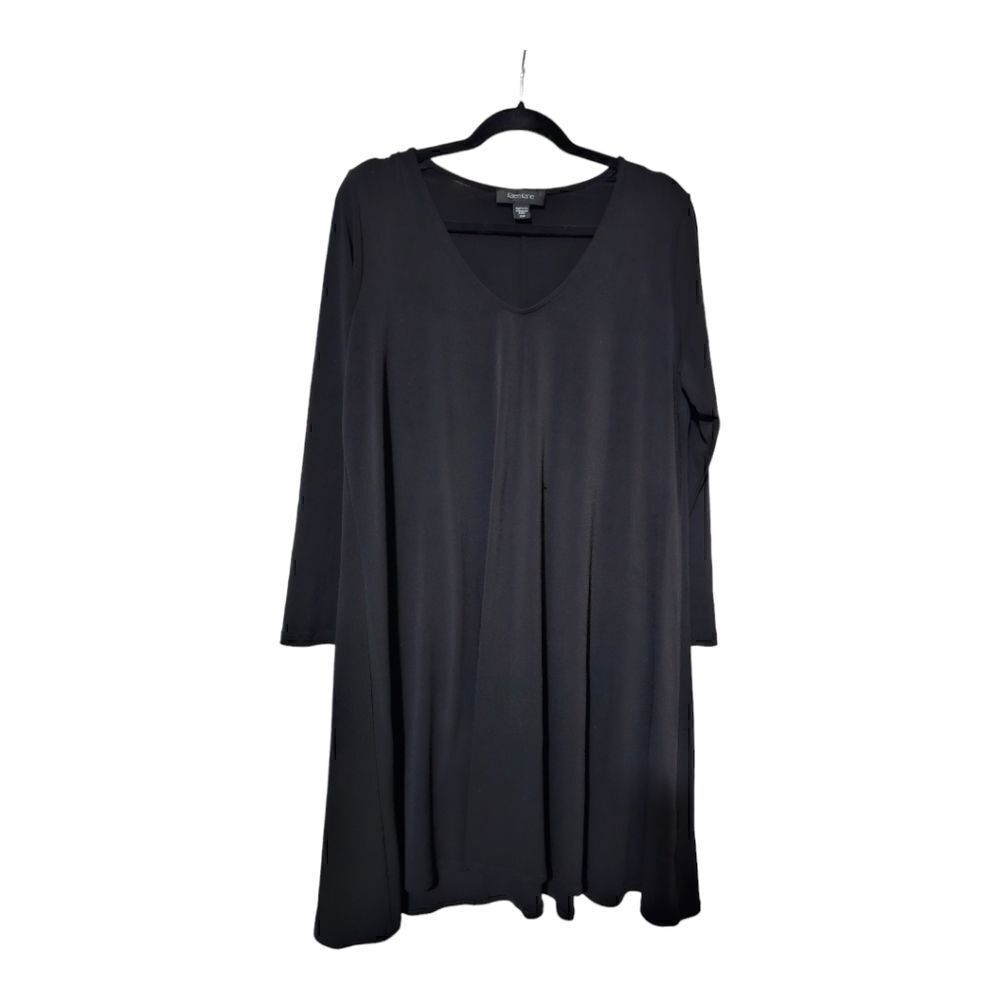 KAREN KANE Long Sleeve V-Neck Dress - Size 2X